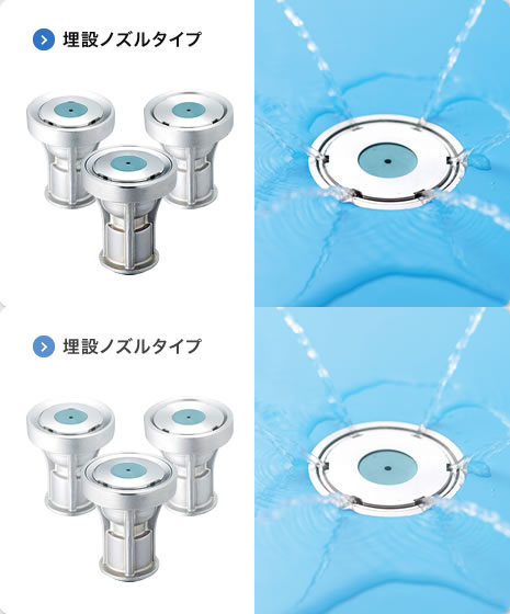 埋設ノズルタイプ